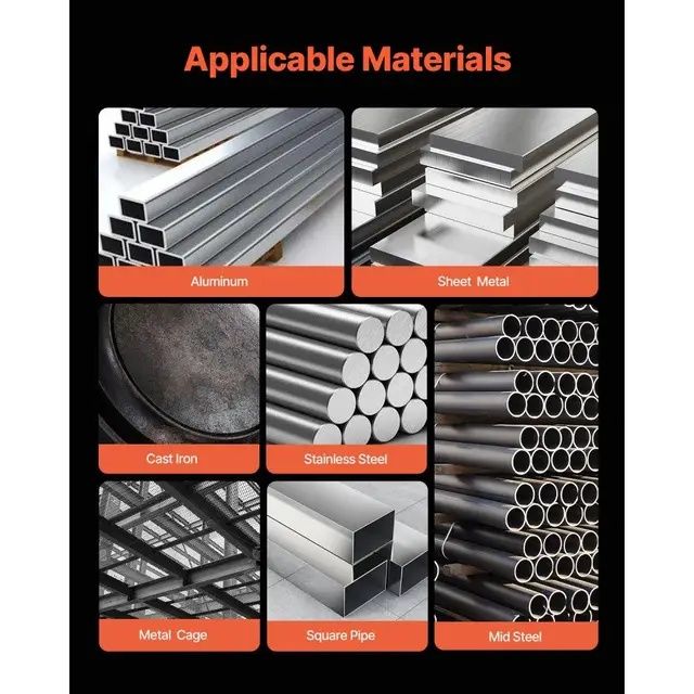 Сварочный аппарат MIG 5-в-1 Vevor 200 АU, инвертор IGBT, 30-200 А, ЖК-