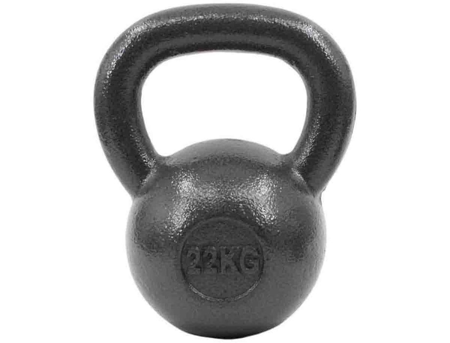 Kettlebell 22kg kettle żeliwny odważnik hantel kula do ćwiczeń WA