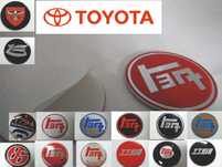 4 centros para jante, kit completo pronto a aplicar TOYOTA TEQ TEAM