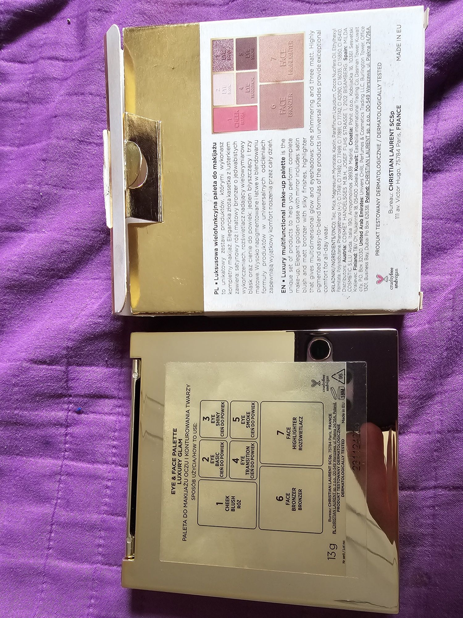 Paleta do makijażu CHRISTIAN LAURENT Luxury Glam