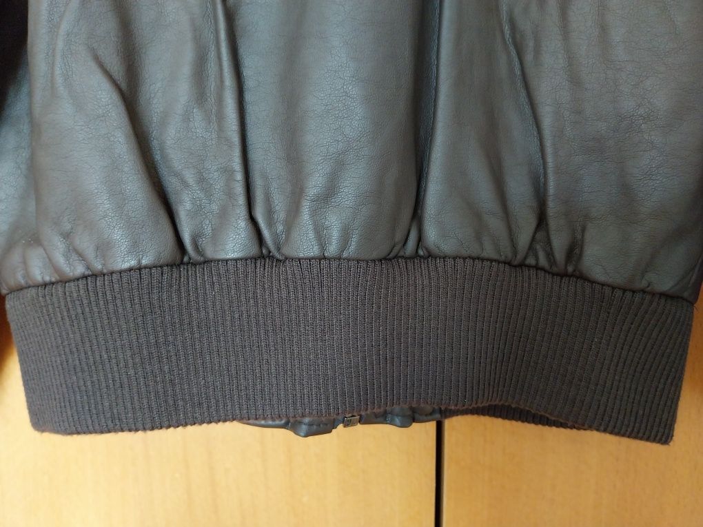 Blusao castanho polipele Zippy tam 5 novo