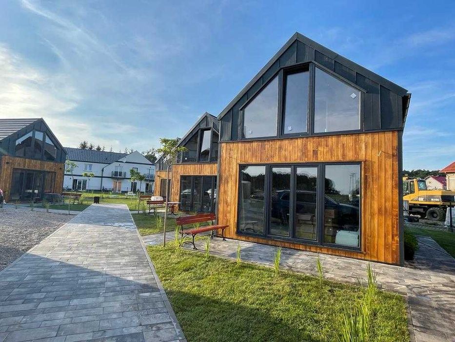 Dom Nowoczesna Stodoła, domek drewniany, letniskowy 35m2, ROD