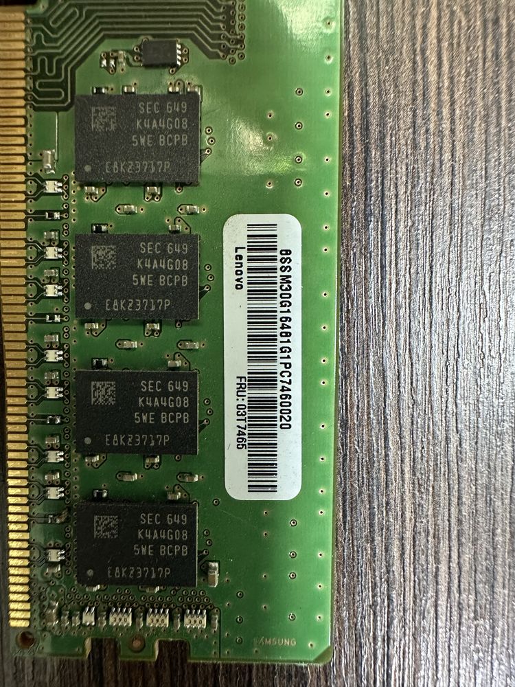 Оперативна пам'ять Samsung DDR4 4Gb 2133MHz (M378A5143EB1-CPB) Б/В