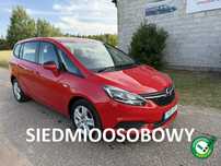 Opel Zafira 1.6T 150KM LPG 2017r 105 tys przebieg 7 osobowa