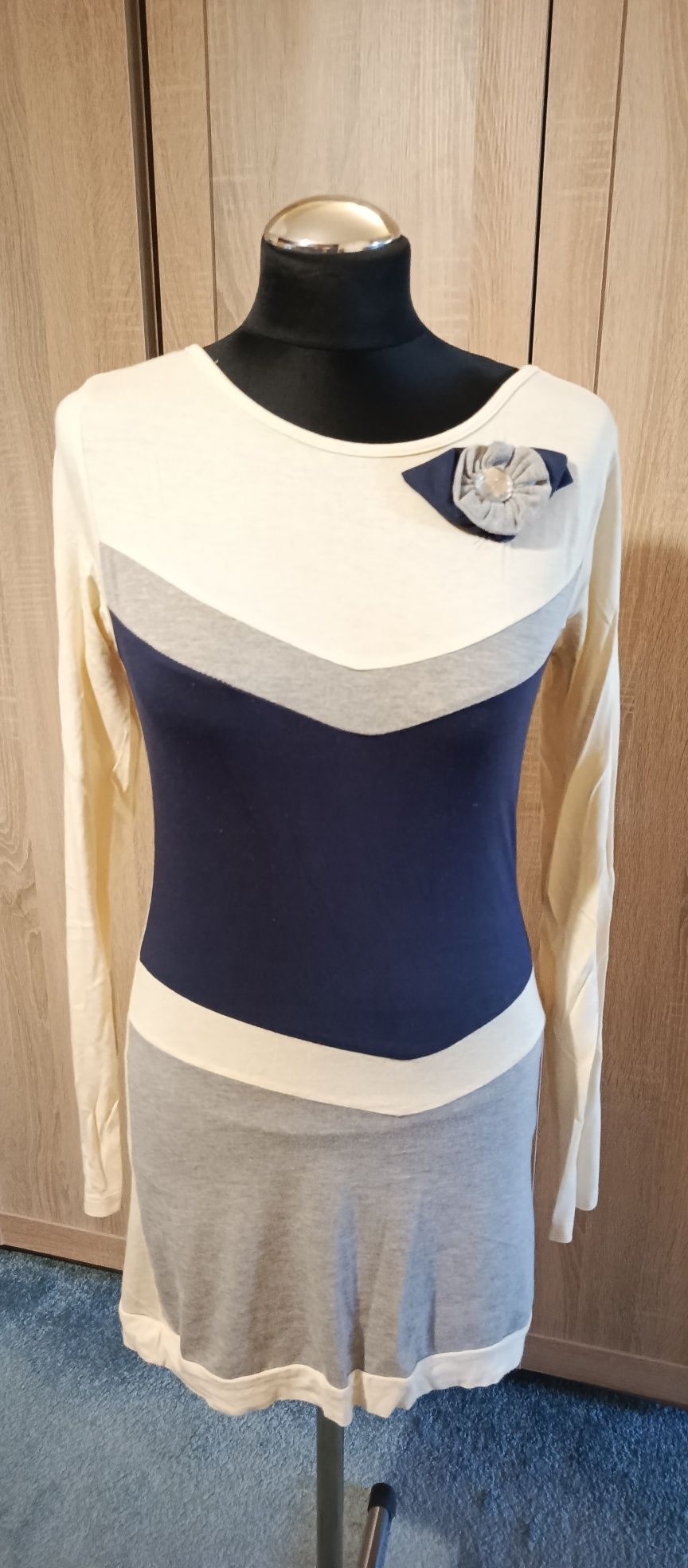 Mega Boho paka sukienki tuniki sweterki L)XL