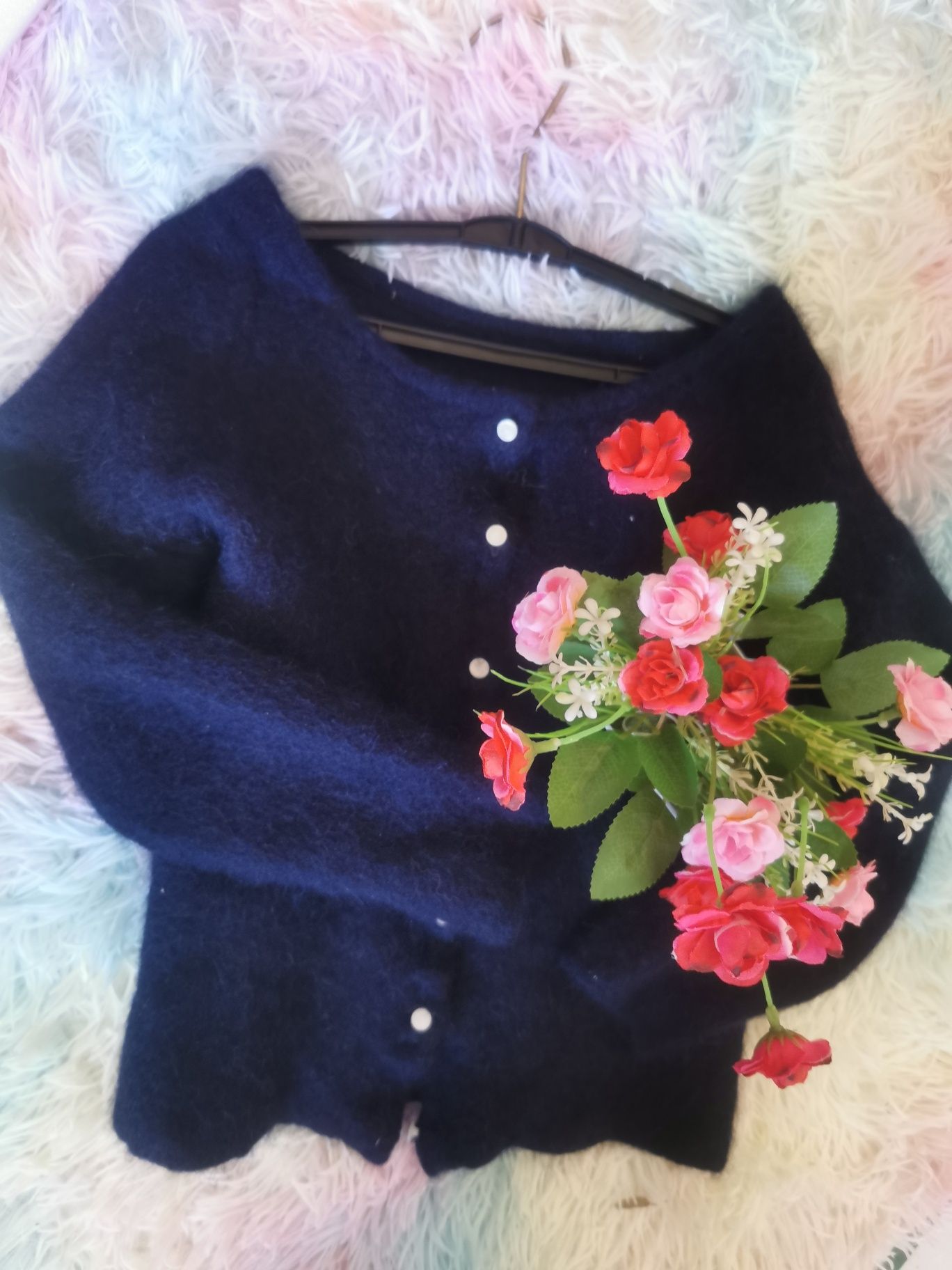 Okazja! Milutki sweter marki Premium - Sezane bolerko narzutka xxs/xs