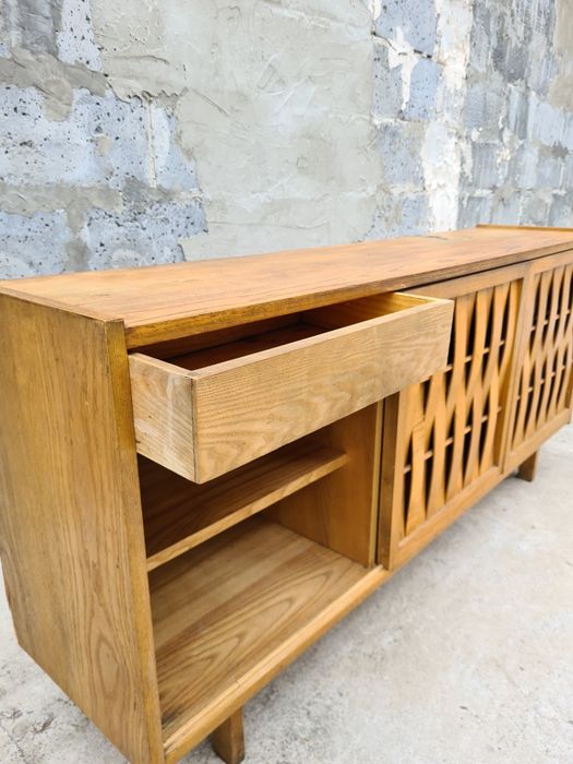 Komoda Hałas lata 60 70 vintage mid century prl cepelia unikat retro