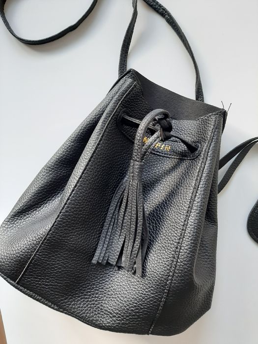 Torebka mała czarna worek NOWA