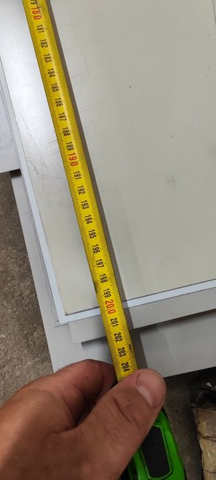 Blacha 0,5mm formatki 1,9-2 m /szerokie 23-33 cm ,malowane z dwóch str