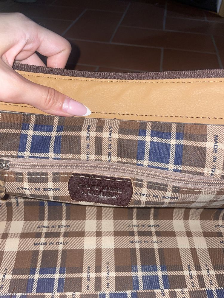 Skórzana torba duza made in italy