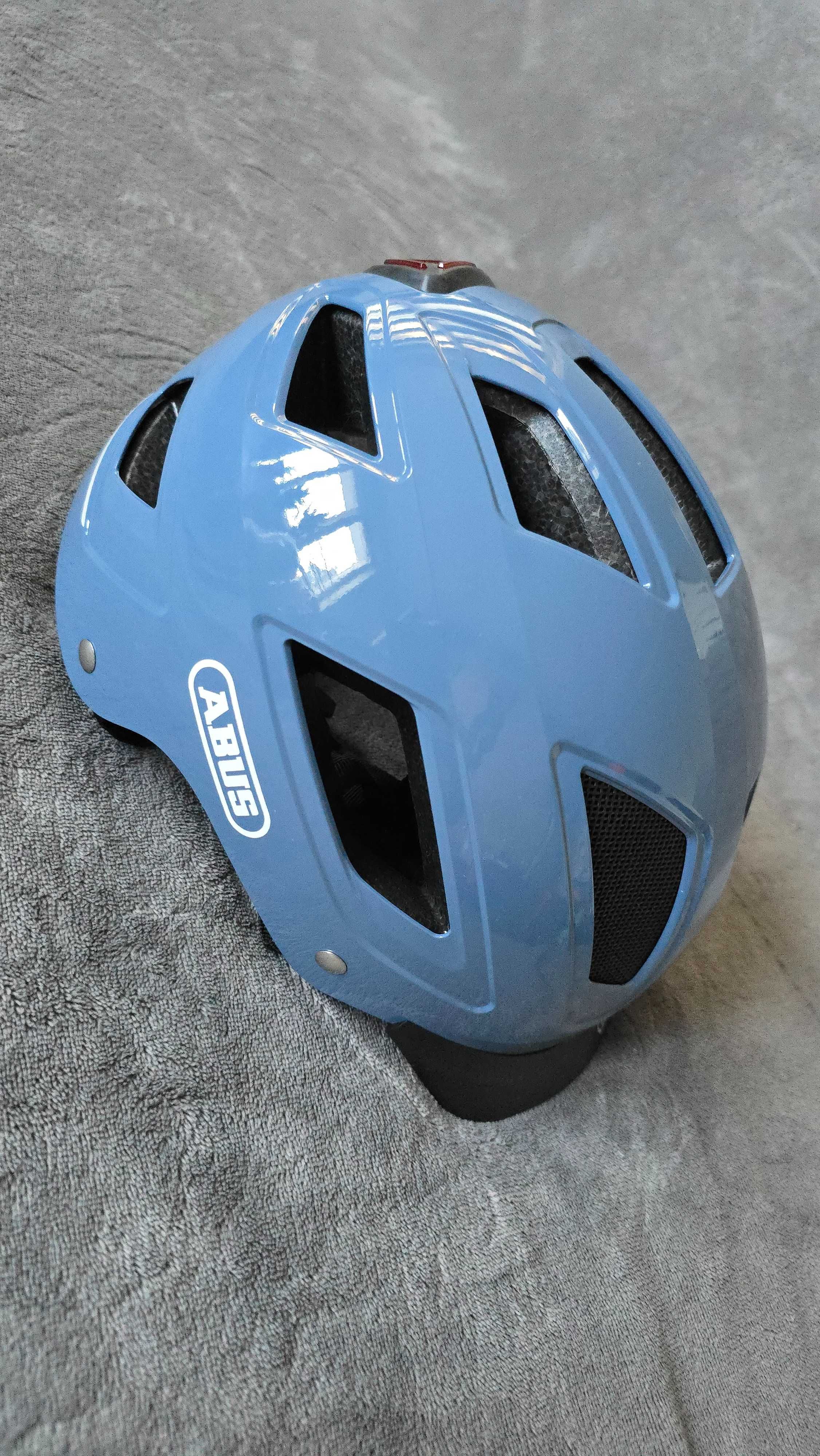 Kask rowerowy ABUS HYBAN 2.0 Glacier Blue rozmiar L 56-61 cm