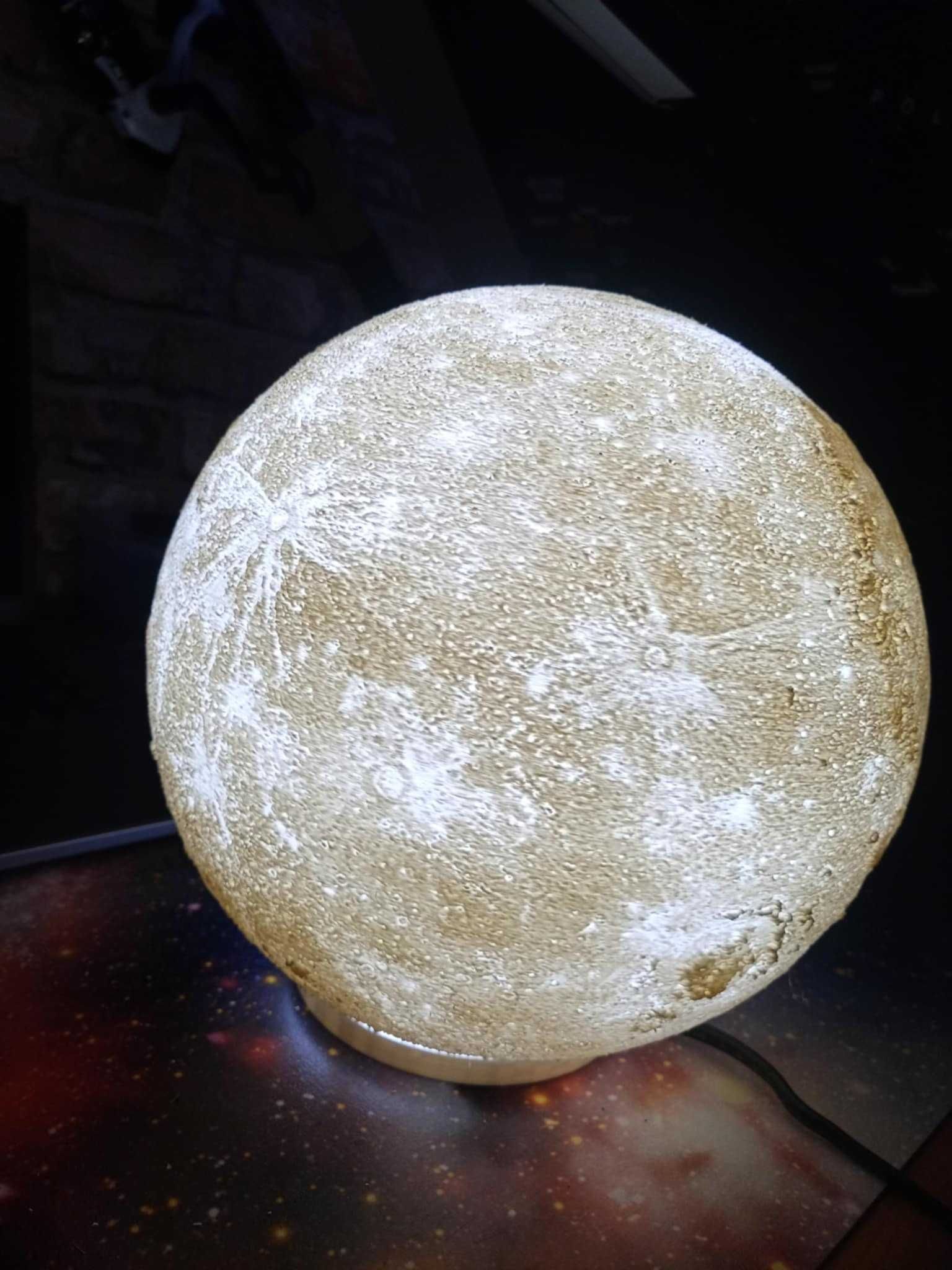lampka nocna księżycowa druk 3D