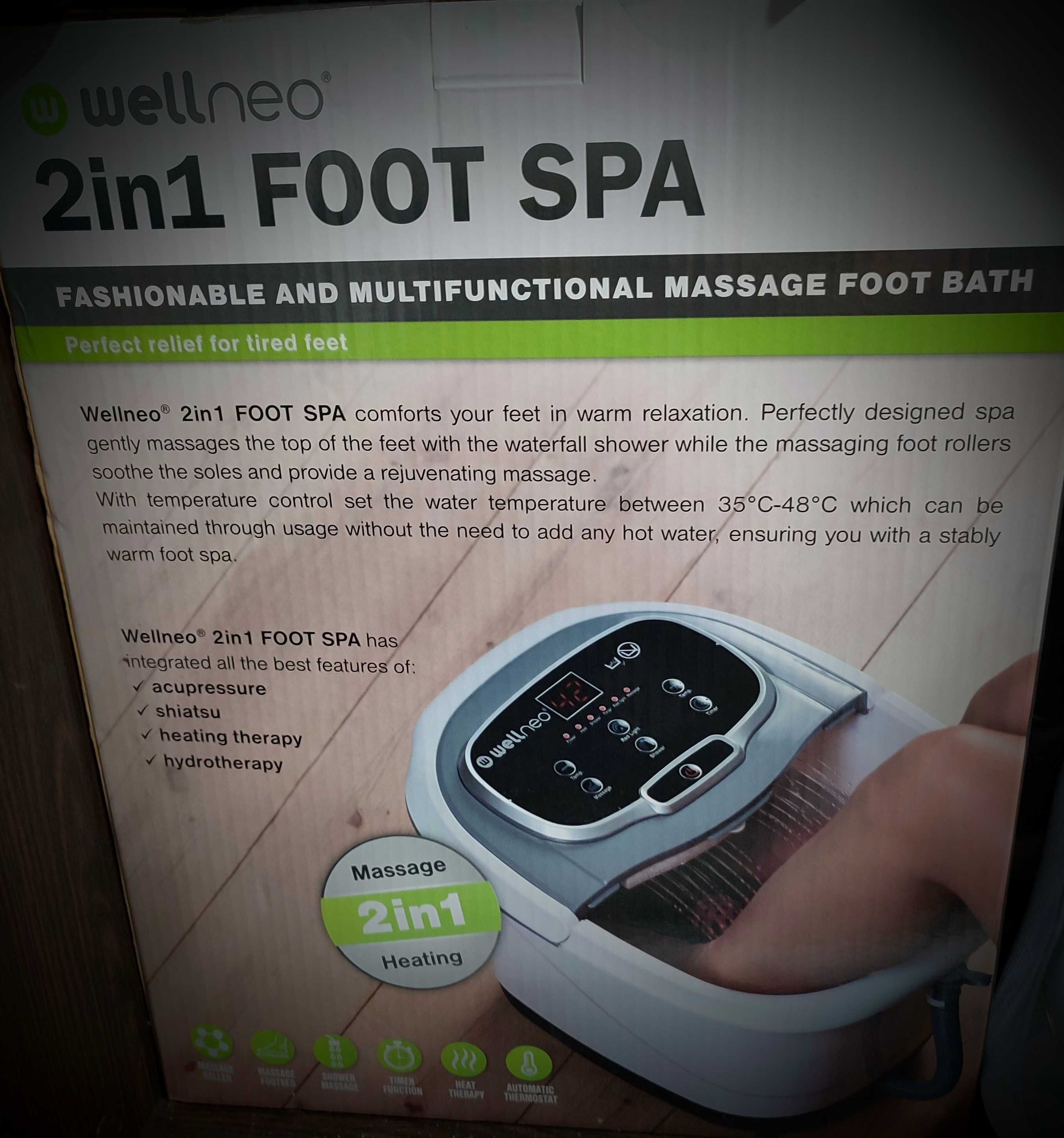 Wellneo 2.1 foot spa