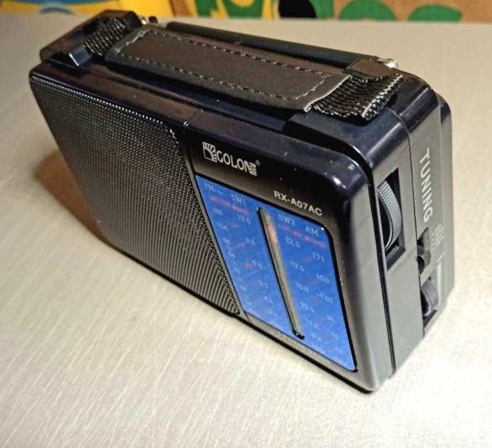 Портативний Радіоприймач GOLON RX-A07 робота від мережі або батарейок
