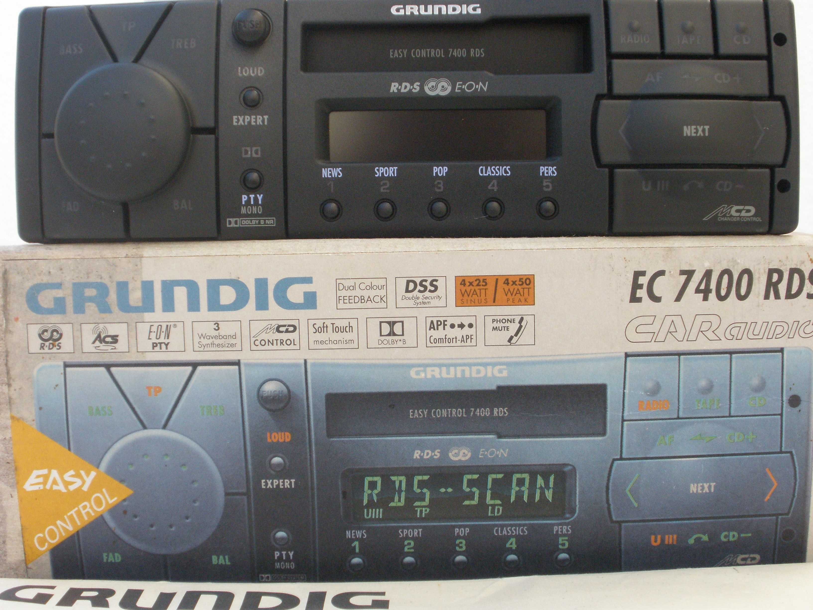 Autorradio Cassetes GRUNDIG EC7400 RDS.