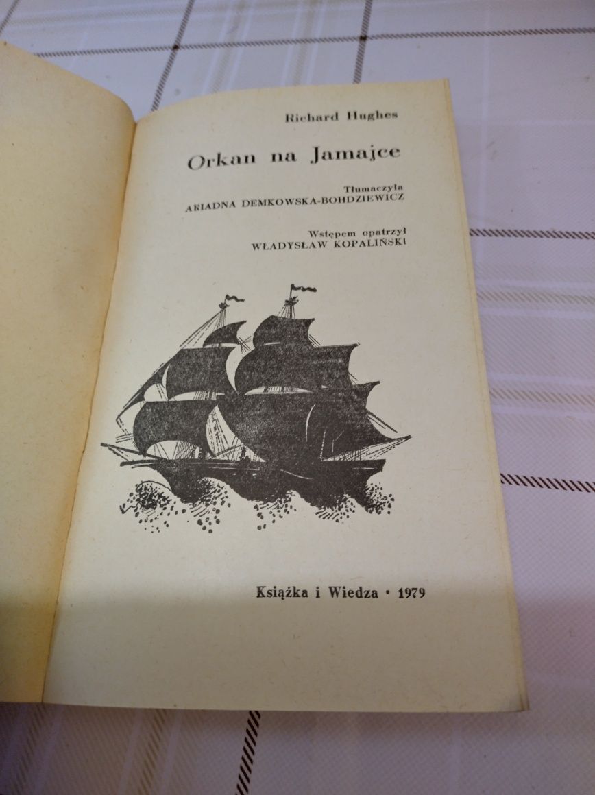 Książka: Orkan na Jamajce. Autor Richard Hughes.