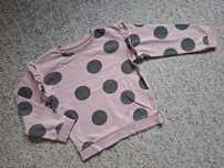 bluza 128cm grochy