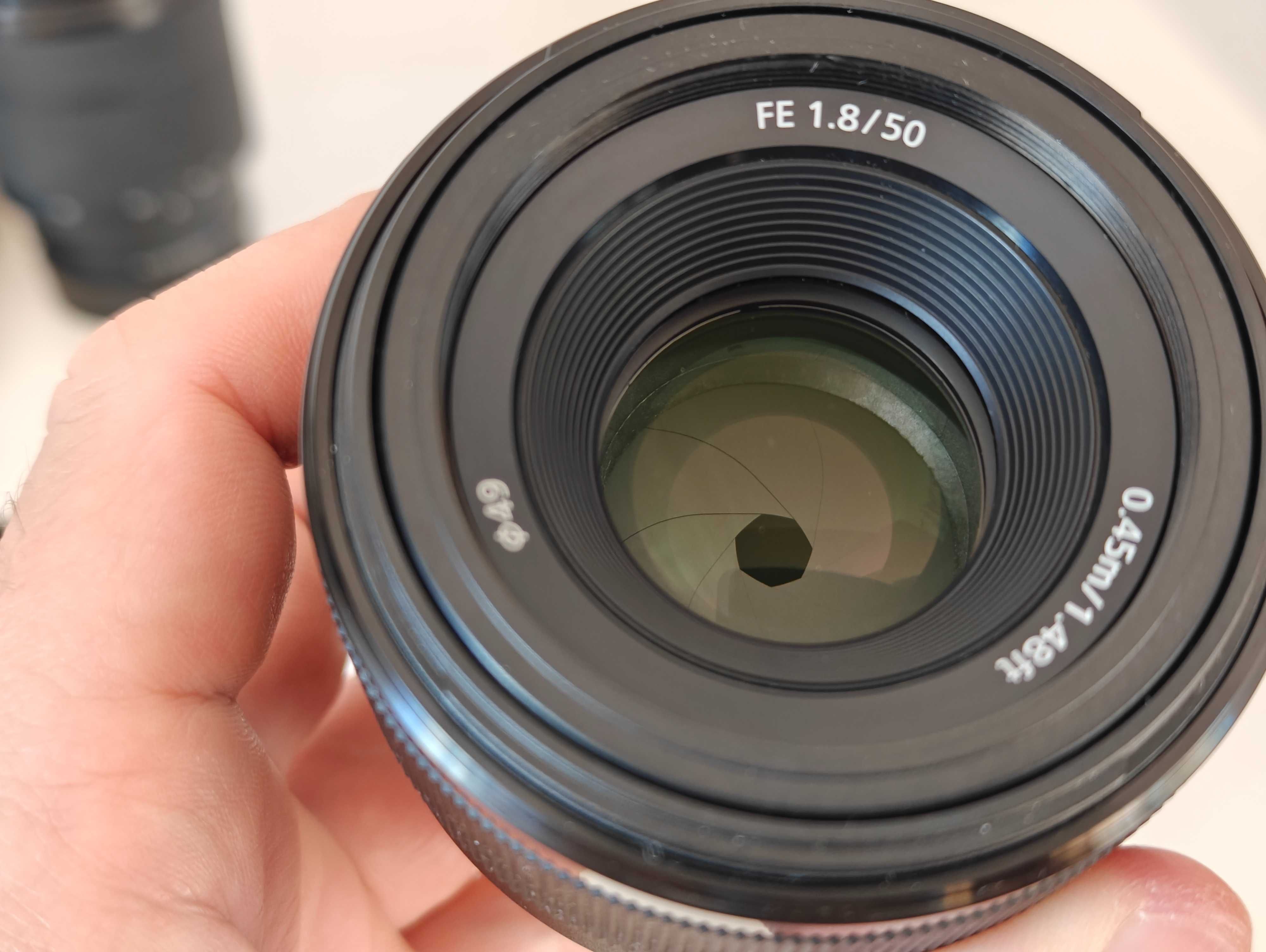 Sony FE f/1.8 50mm lens