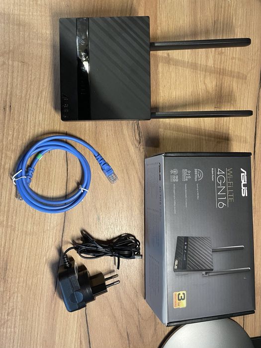 Маршрутизатор Asus 4G-N16 4G LTE Wi-Fi4/ N300 / 100 Мбіт/с / SIM-card