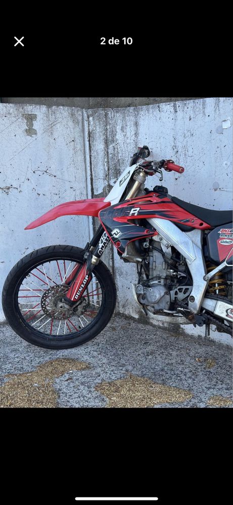 CRF450R matriculada