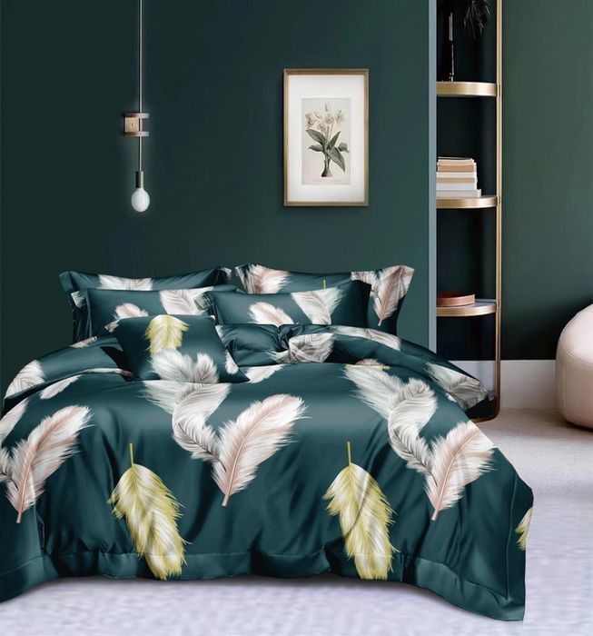 Pościel Satynowa160x200 Piórka 2446 eStilex