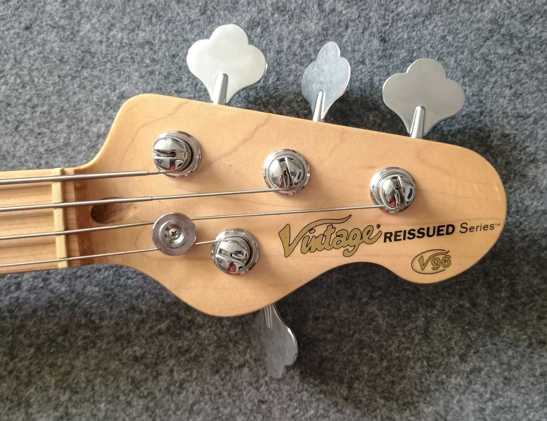 Gitara basowa Vintage V96 Nat. Jak Music Man Stingray. Aktywna