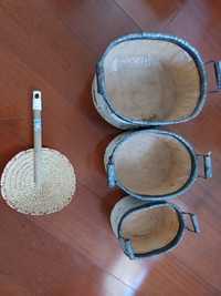 Conjunto de utensílios para lareira