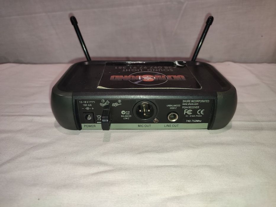 Радіомікрофони shure sennheiser