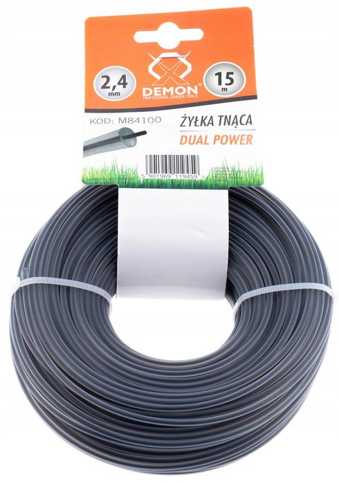 Żyłka Tnąca Do Kosy Podkaszarki 2,4Mm 50M Zbrojona