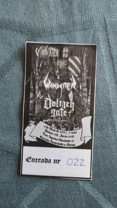 8 bilhetes antigos concertos metal Marisa monte