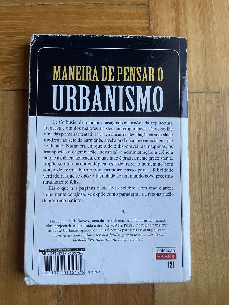Livro maneira pensar urbanismo Corbusier