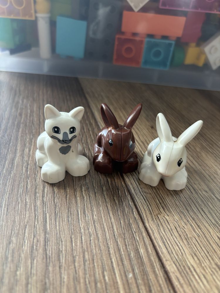Klocki lego duplo auta koparki
