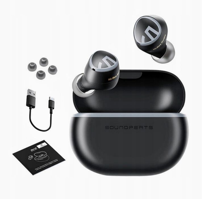 Oryginalne SoundPEATS Mini HS - wodoodporne słuchawki bluetooth 5.3!