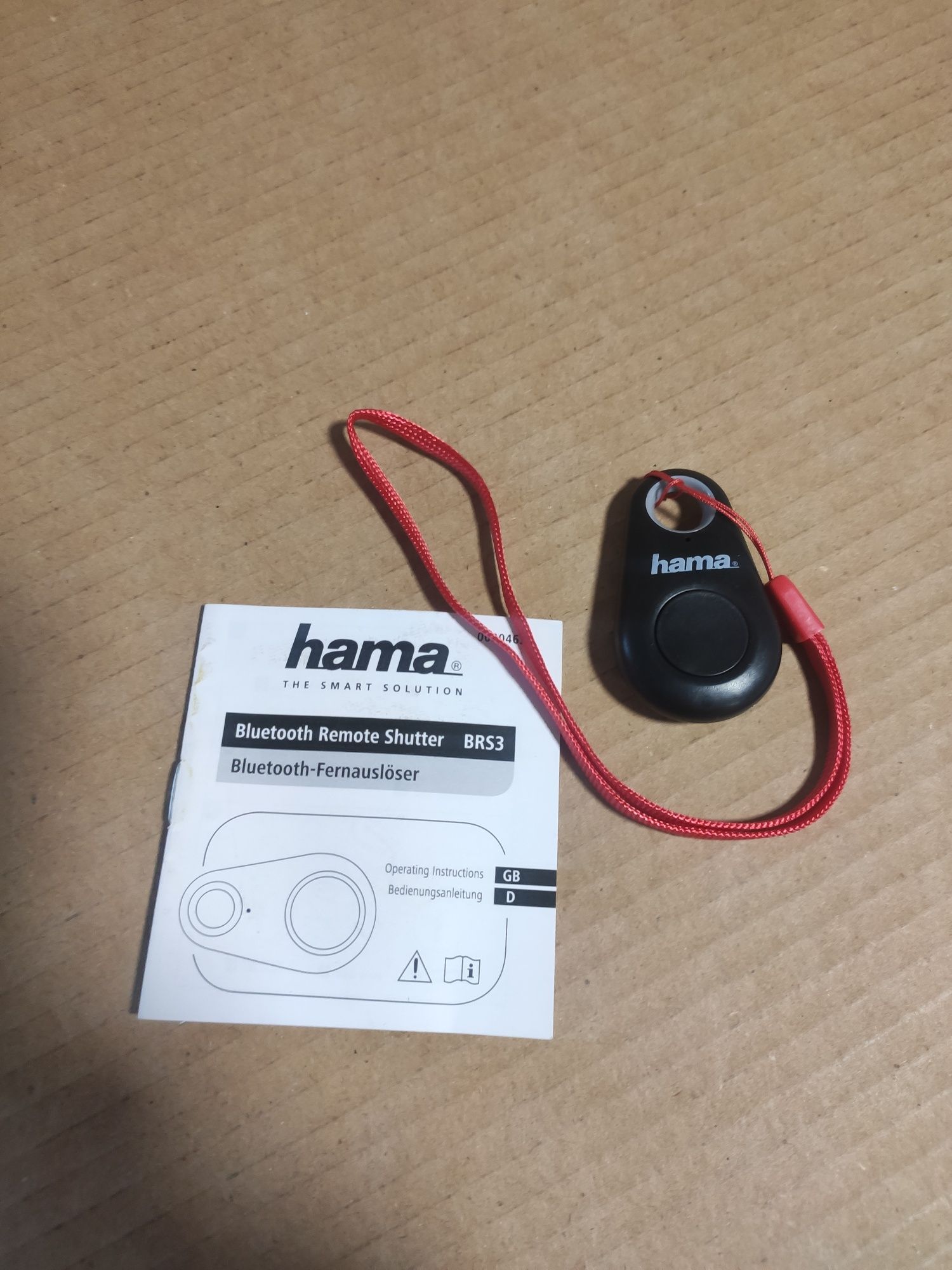 Przycisk migawka bluetooth Hama zawieszka