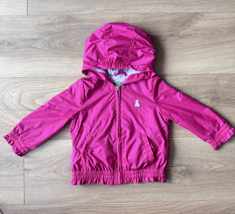 United colors of Benetton kurtka przeciwdeszczowa dla dziewczynki 74