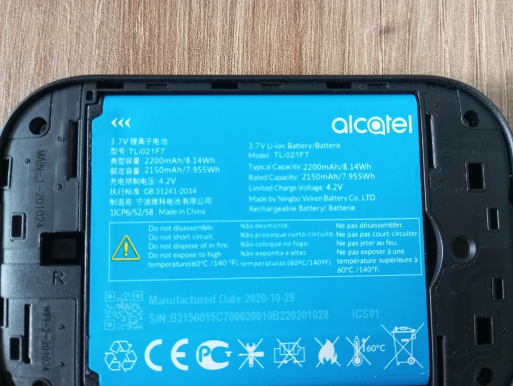 Router Alcatel Link Zone 4G LTE