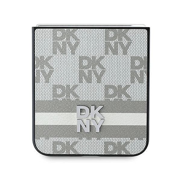 Etui DKNY Chequered Pattern Printed Stripes na Samsung Galxy Z Flip 6
