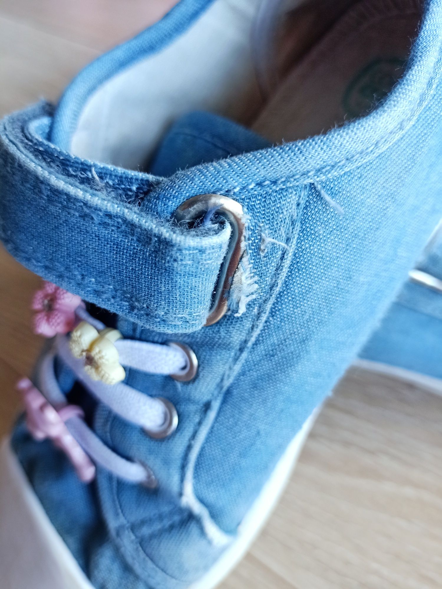 Trampki dziewczęce denim 29