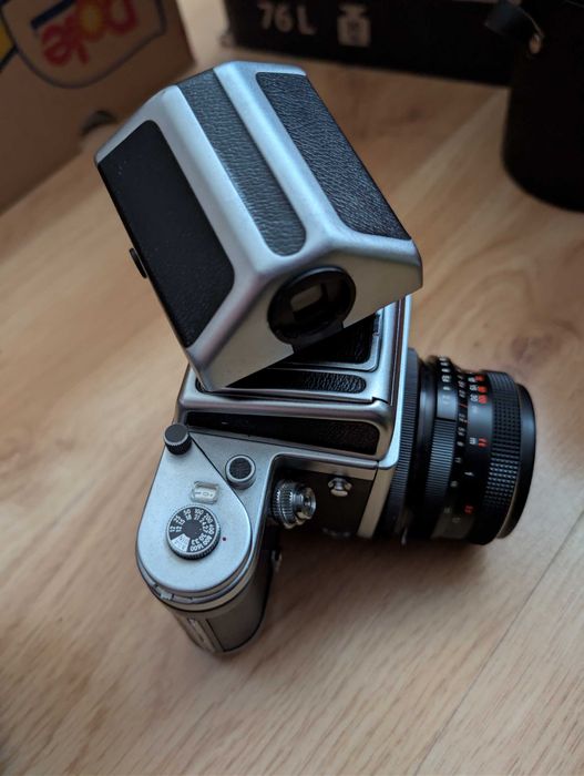 Pentacon Six TL + Pryzmat + Biometar MC F2.8 80mm