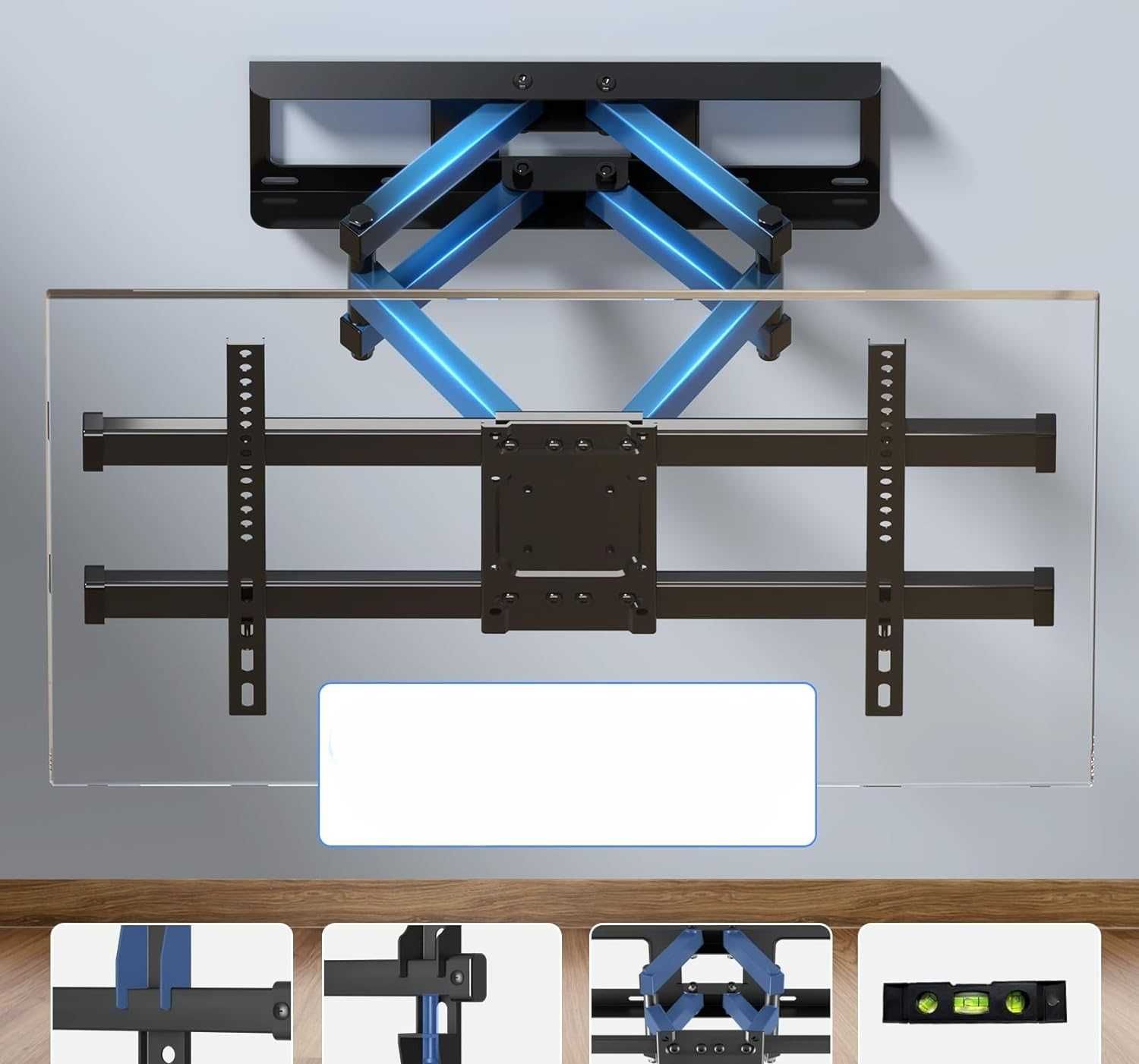 Suptek MA01A Uchwyt ścienny do telewizora 32"-84" obrotowy max 60 kg