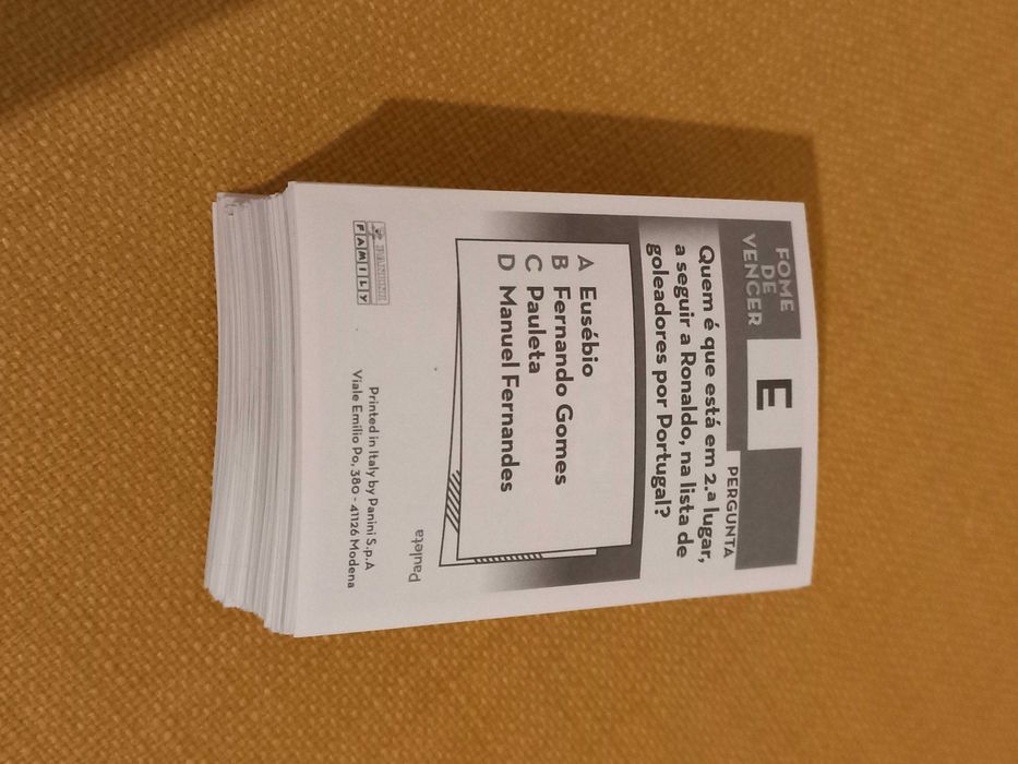 110 Cromos Fome de Vencer 2022 (Continente)