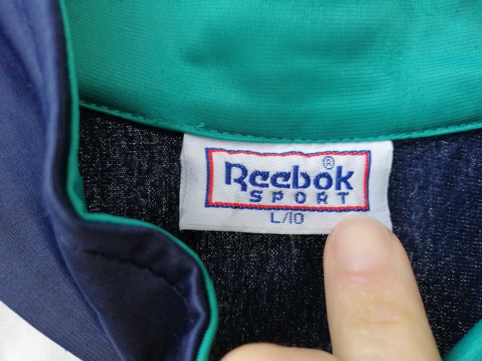 Casaco fato-treino Reebok, criança, 10 anos, azul verde branco