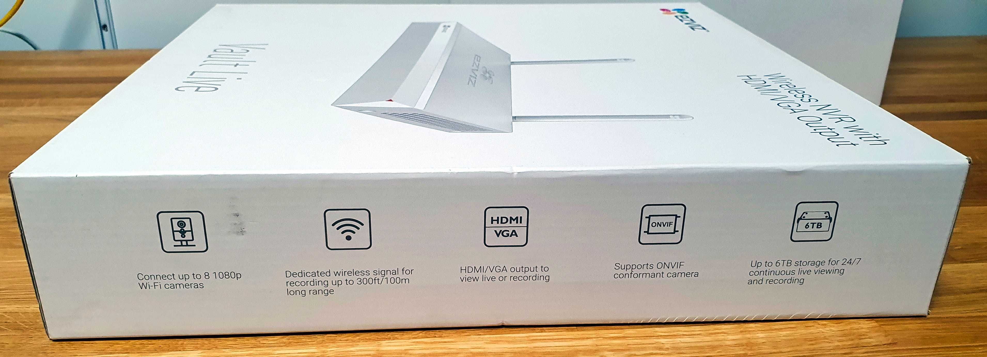 Rejestrator NVR EzViz Vault Live CS-X5C-4   dysk 1TB  NOWY