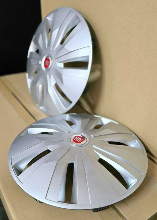 Pack 4 Tampões Auto-caravana / Carrinha Fiat 15" - Novos