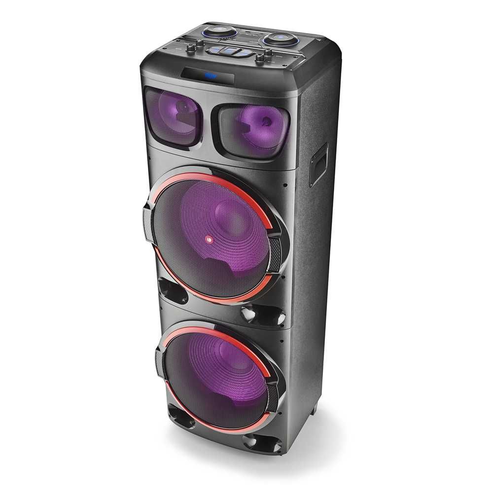 Coluna Portátil NGS Wild Dub 3 Boombox - 1200W