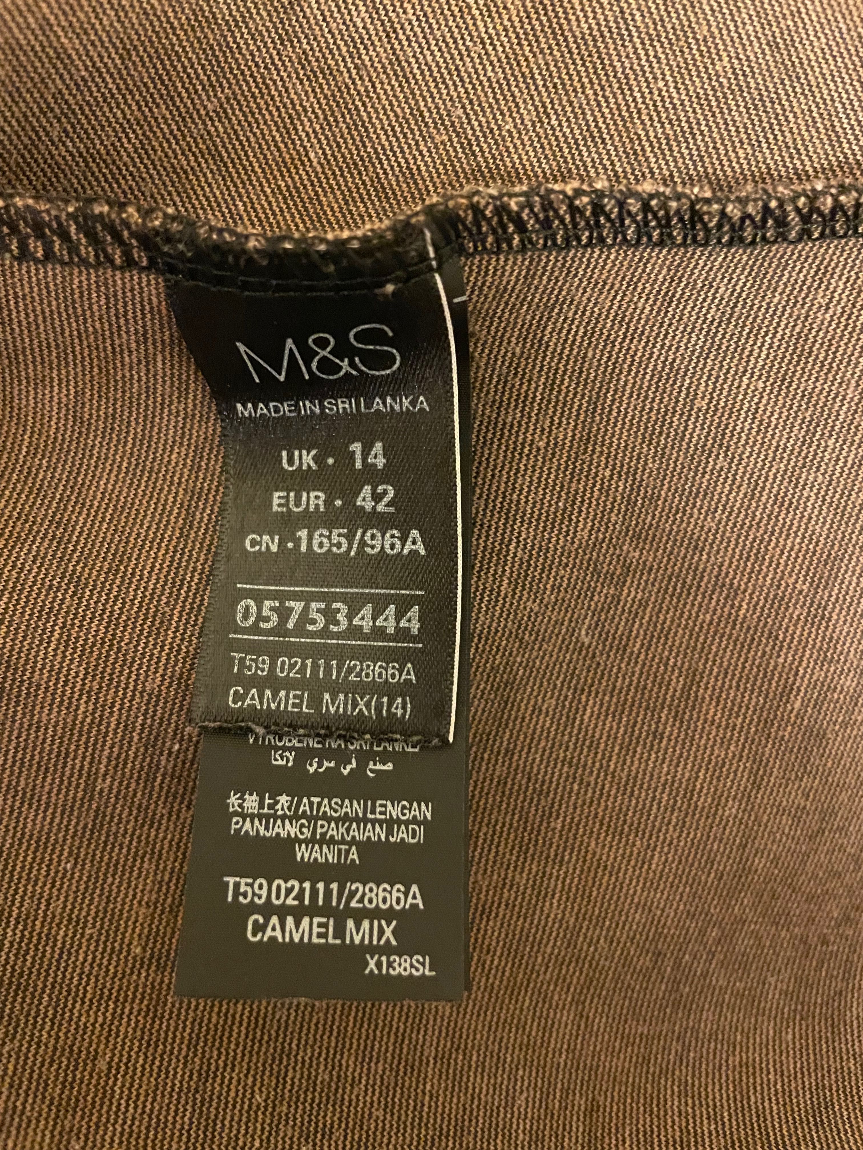 Bluzka z długim rękawem M&S rozmiar 42