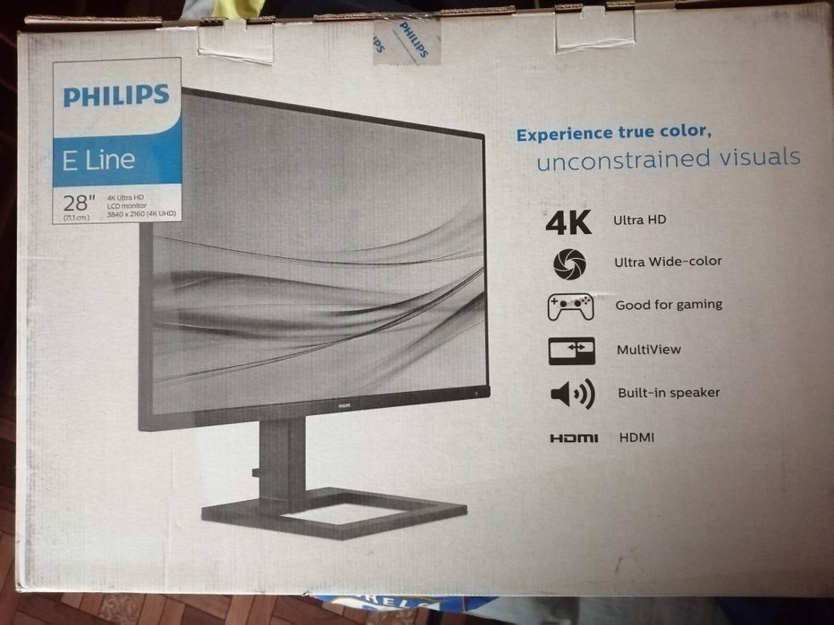 Монітор Philips 28" 288E2A Black 4К