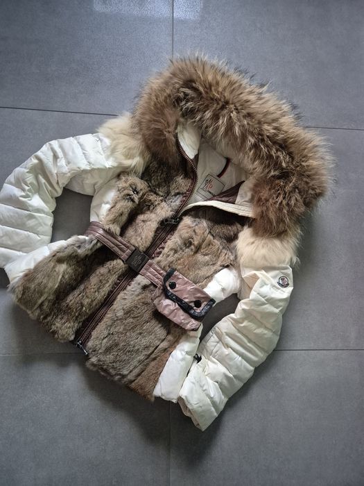 Moncler kurtka damska puchowa ocieplana z jenotem