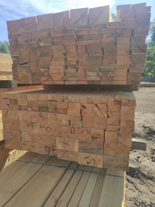 Пиломатеріал обрізний : дошка, брус, балка, рейка (4м,4,5м,6м)