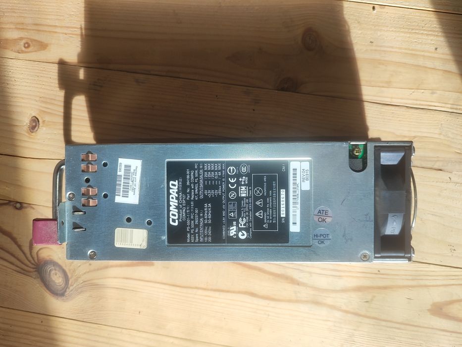 Блок живлення Compaq ESP-115 / PS-5501-1C1 (500W) В наявності 3 штуки